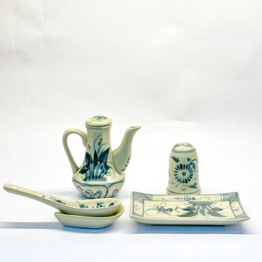 Bộ ấm chén nhà hàng gốm bát tràng-253