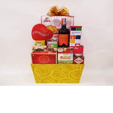 Giỏ Quà Tết Thịnh Vượng 1892 Sắc Màu MKKH0030 tặng quà cho cuối năm