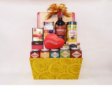 Giỏ Quà Tết Thịnh Vượng 2325 Sắc Màu MKKH0043 tặng quà cho cuối năm