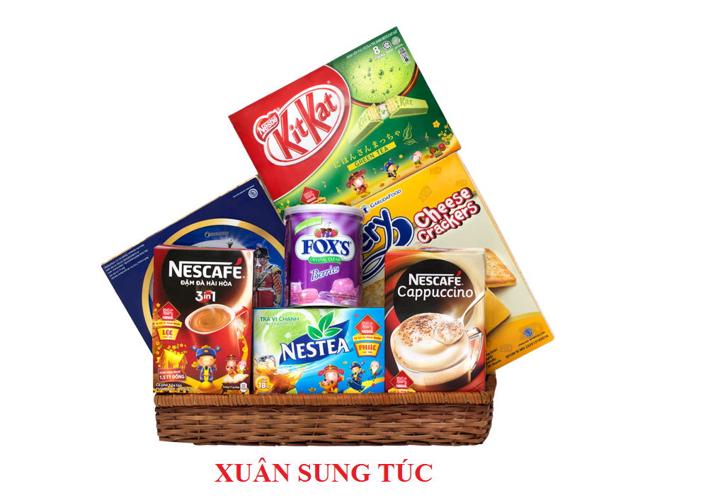 Giỏ Quà Tết Xuân Sung Túc MKNV0014 quà tặng cho cuối năm