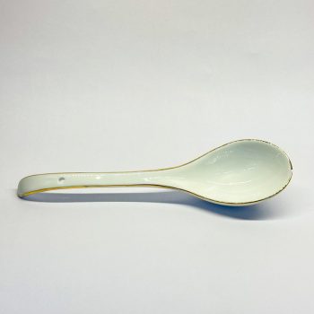 Muỗng lớn nhà hàng gốm bát tràng bộc đồng tốt