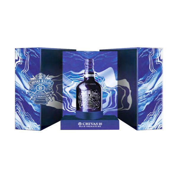 Quà tết tặng cho cuối năm Quà Tết Rượu Vang Chivas 18 Blue Signature Cao Cấp