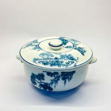 Tô có nắp nhà hàng gốm bát tràng họa tiết xưa-152