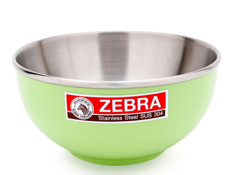 tô inox zebra xanh