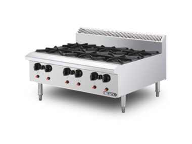 Bếp âu 6 họng dùng gas Berjaya OB6-17