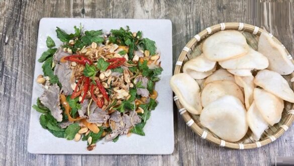 Giới thiệu về món gỏi bò rau húng lũi