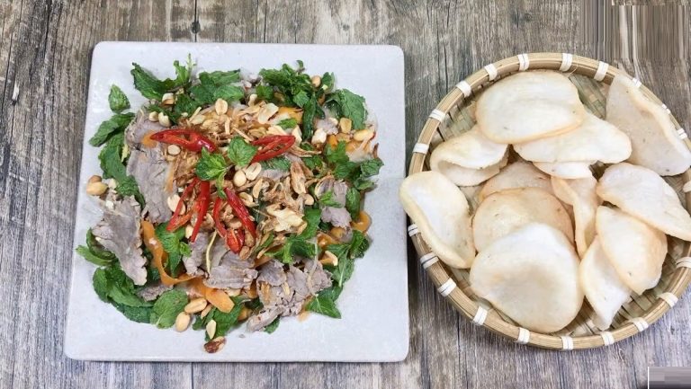 Giới thiệu về món gỏi bò rau húng lũi