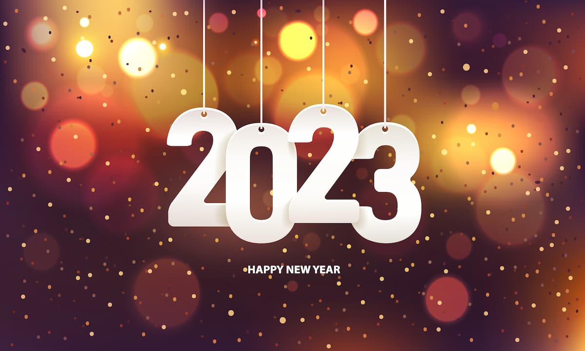 Chúc mừng năm mới 2023 lấp lánh