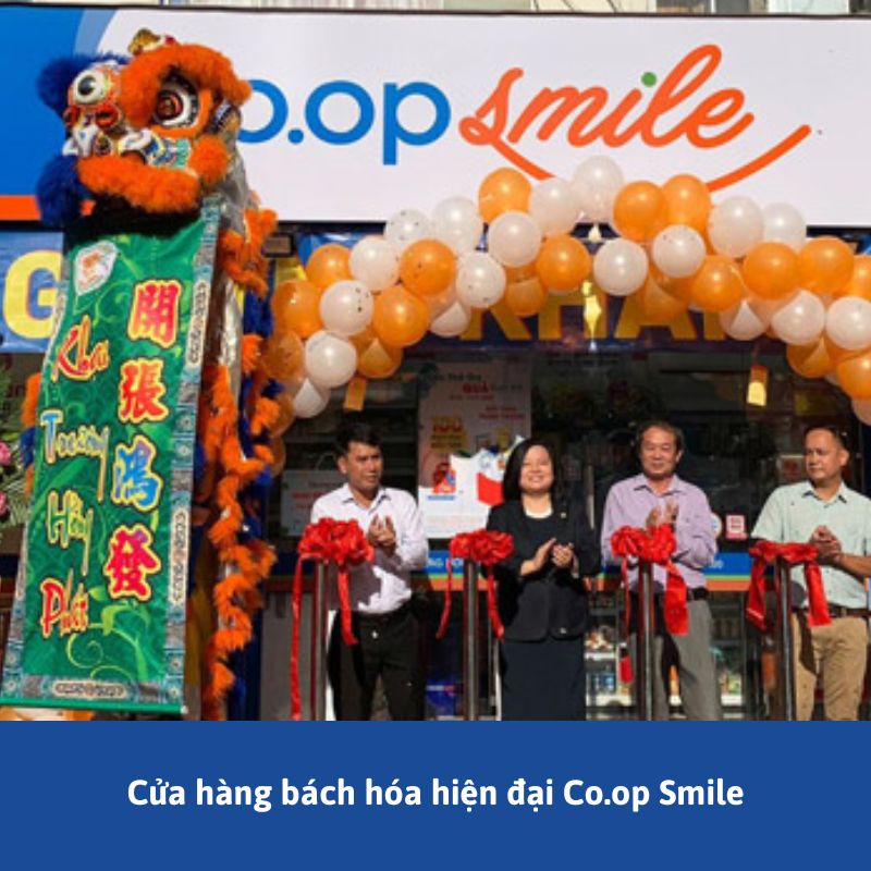 Cửa hàng bách hóa hiện đại Co.op Smile