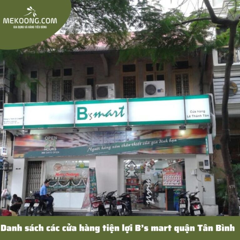 Danh sách các cửa hàng tiện lợi B’s mart quận Tân Bình