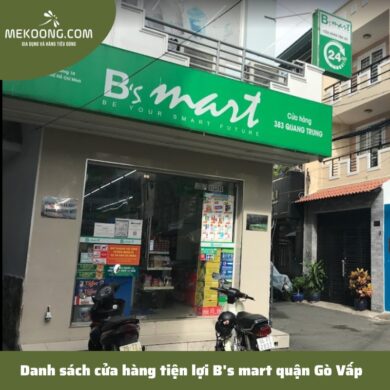 Danh sach cua hang tien loi B s mart quan Go Vap Danh sách cửa hàng tiện lợi B's mart quận Gò Vấp