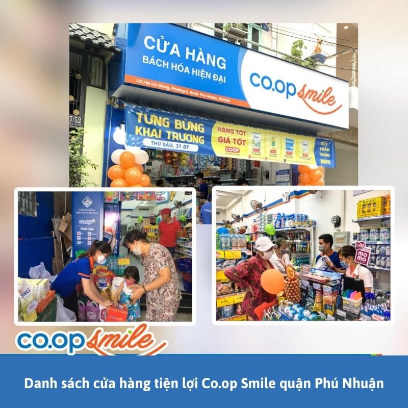 Cửa hàng tiện lợi Co.op Smile Quận Phú Nhuận