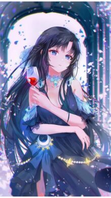 hình ảnh anime nữ đẹp nhất đêm dạ hội