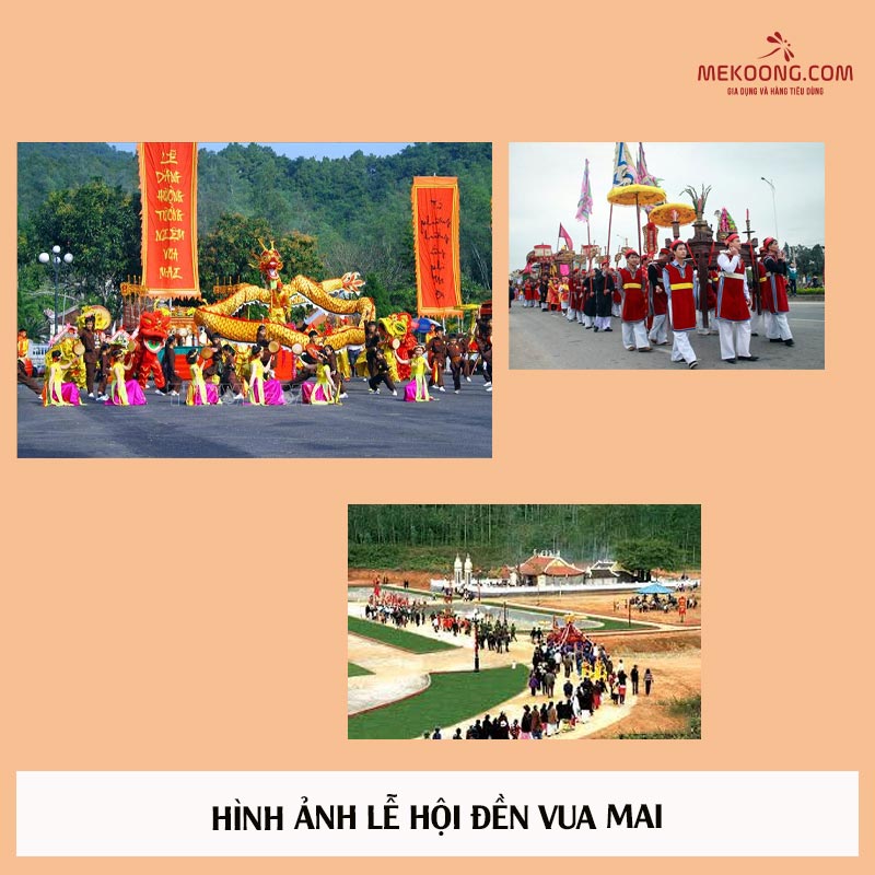  Hình ảnh lễ hội đền Vua Mai