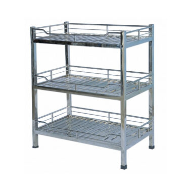 Kệ Chén Hộp Vương INOX 3 TẦNG