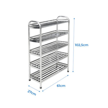 Kệ dép Inox 5 tầng danh cho nhà hàng - khách sạn