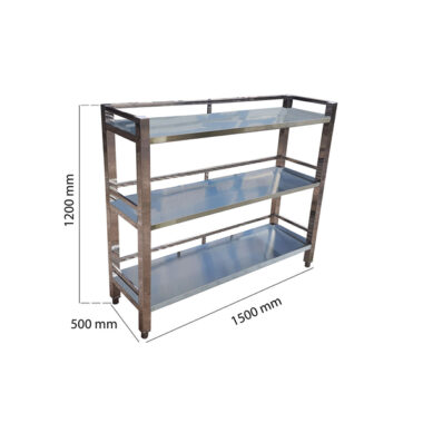 Kệ Inox 3 Tầng Nhà Bếp KEI-07