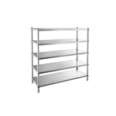 Kệ inox 304 công nghiệp  5 tầng