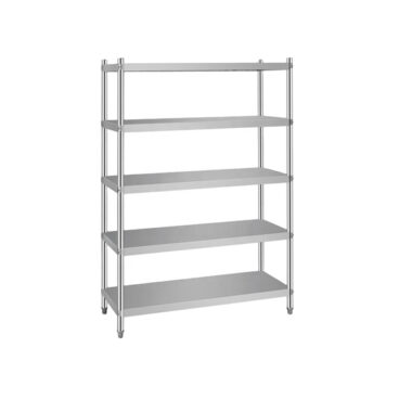 Kệ phẳng inox 5 tầng