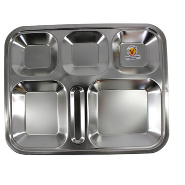 Khay cơm 6 ngăn inox 304 Tithafac B32