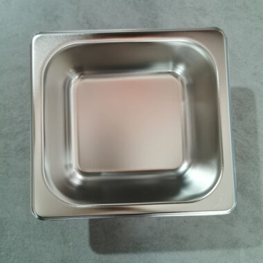 Khay Inox Đựng Thạch Topping Đựng Thực Phẩm Vuông D23