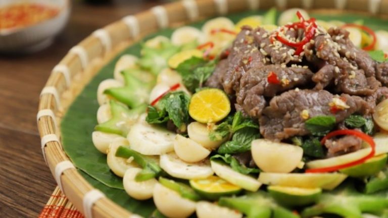 Giới thiệu món gỏi bò cà pháo