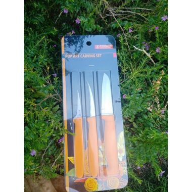 Top-Art Bộ dao tỉa (cán nhựa xanh - bộ 3 cái) Phụ kiện