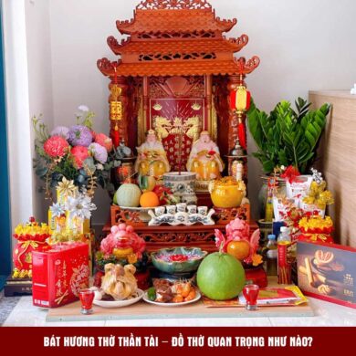 Cháy bát hương Thần Tài báo điềm lành hay dữ