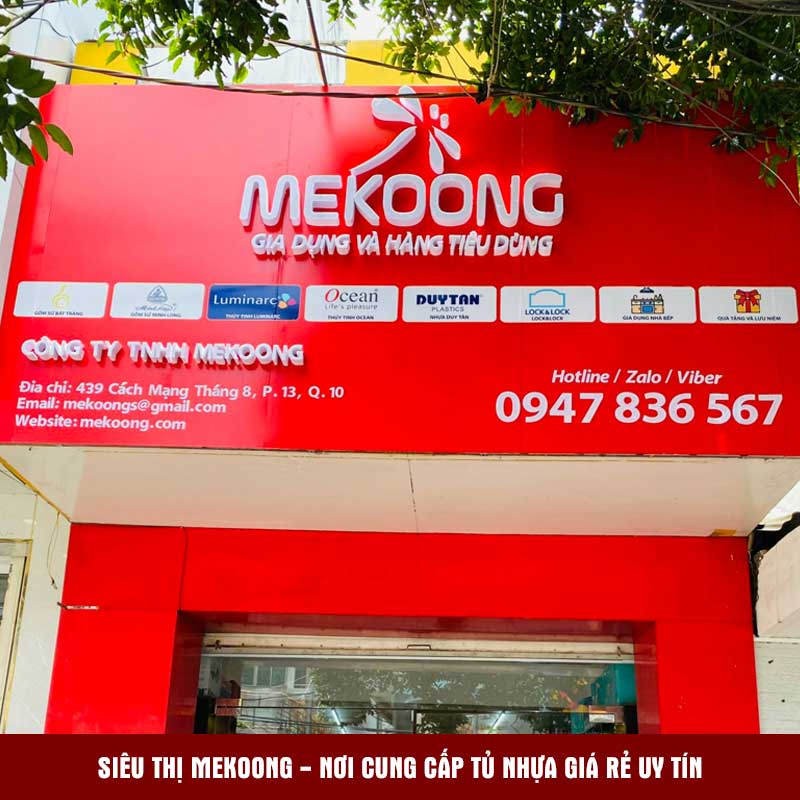 Siêu thị Mekoong - nơi cung cấp tủ nhựa giá rẻ uy tín
