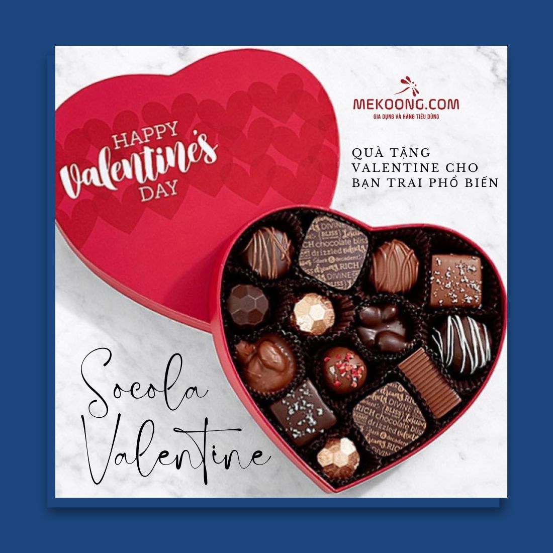 Socola Valentine quà tặng valentine cho bạn trai phổ biến
