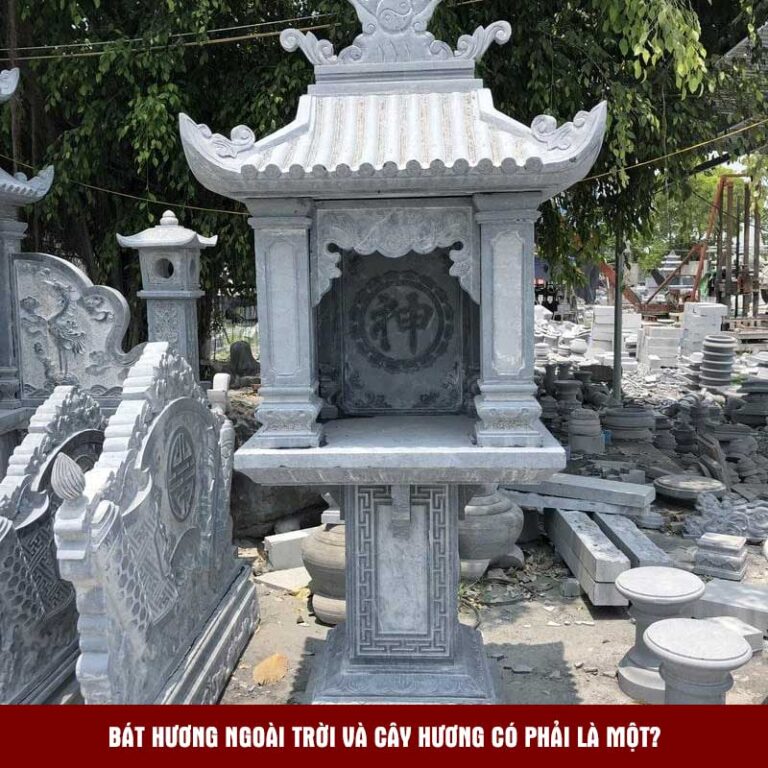 Vị trí đặt bát hương trên mộ đúng phong thủy