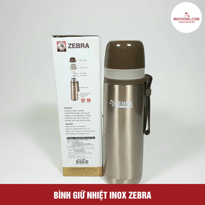 Bình Giữ Nhiệt inox Zebra