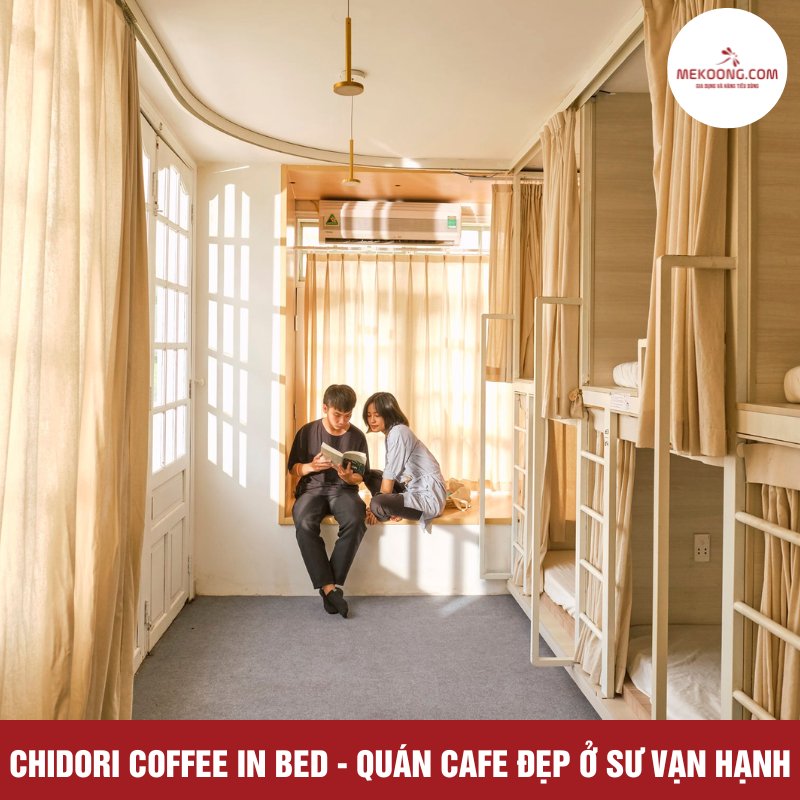 Chidori Coffee in Bed - Quán cafe đẹp ở Sư Vạn Hạnh 