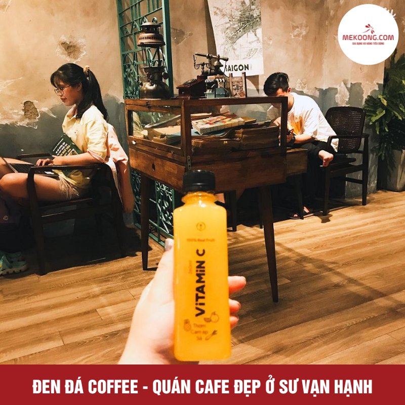 Đen Đá Coffee - Quán cafe đẹp ở Sư Vạn Hạnh 