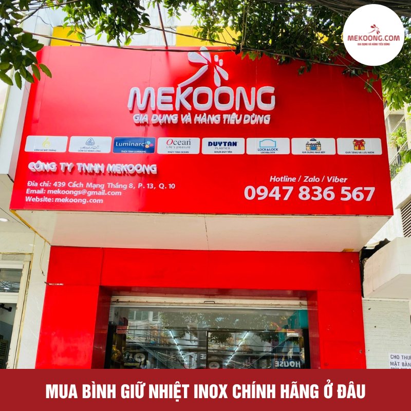 Mua bình giữ nhiệt inox chính hãng ở đâu