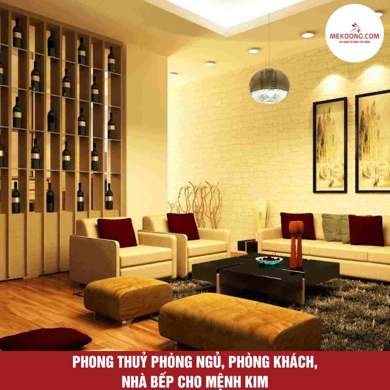 Phong thuy phong ngu phong khach nha bep cho menh Kim Phong thuỷ phòng ngủ, phòng khách, nhà bếp cho mệnh Kim