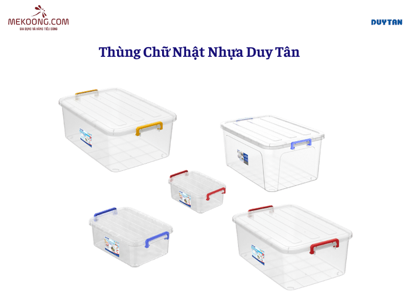 Thùng Chữ Nhật Nhựa Duy Tân