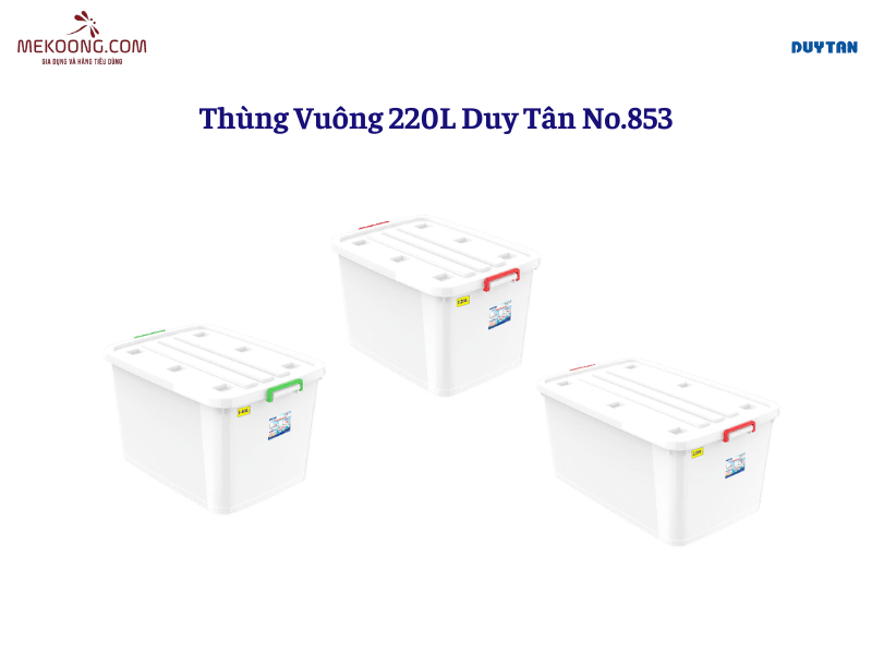 Thùng Vuông 220L Duy Tân No.853