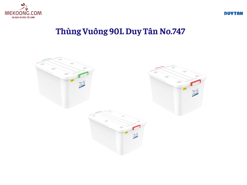 Thùng Vuông 90L Duy Tân No.747