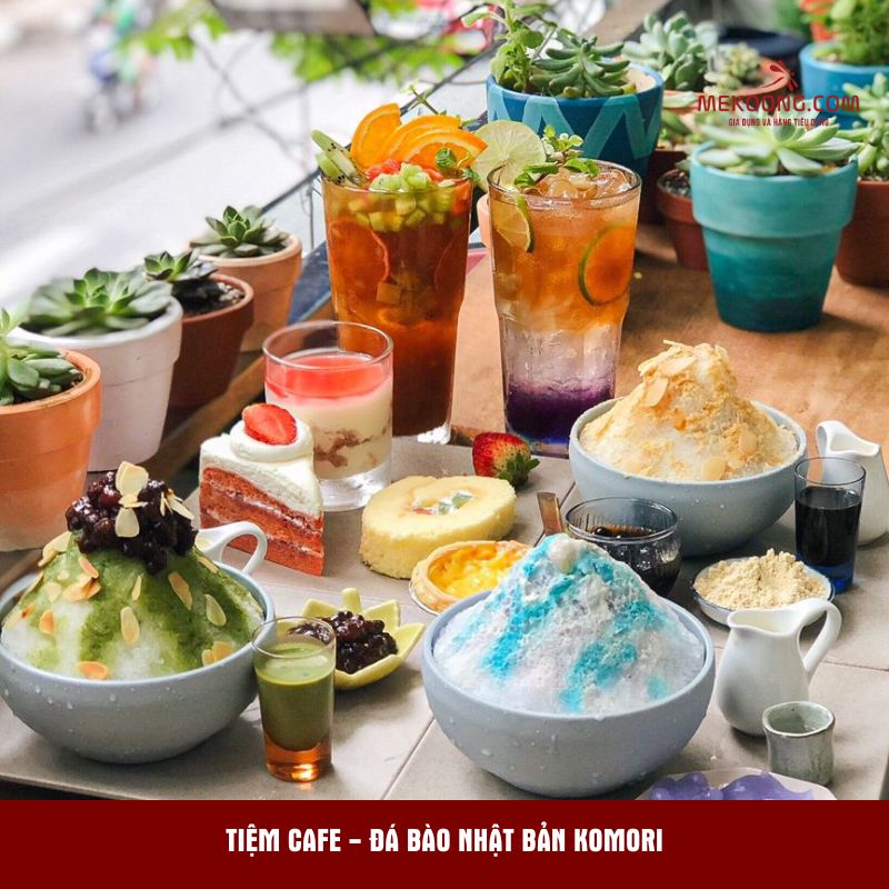 Tiệm Cafe - Đá bào Nhật Bản Komori