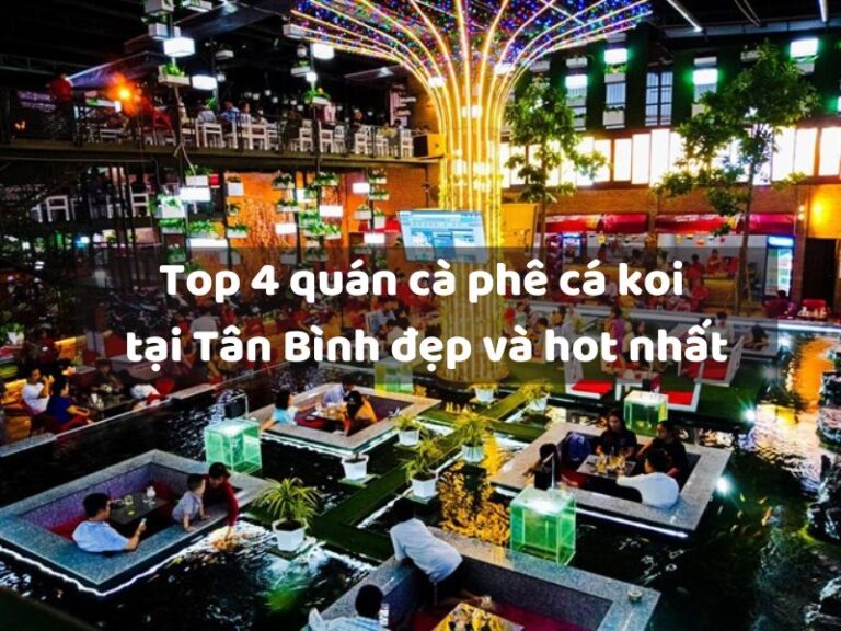 Top 4 quán cà phê cá koi tại Tân Bình đẹp và hot nhất