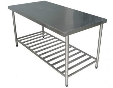 Bàn inox chữ nhật cao cấp