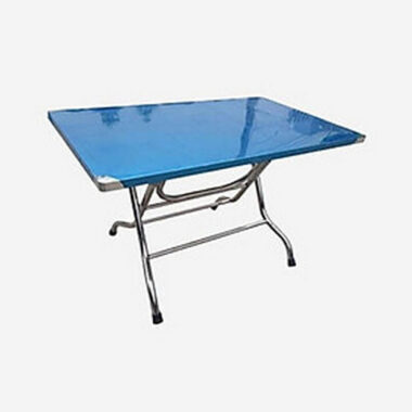 Bàn inox vuông 1m2