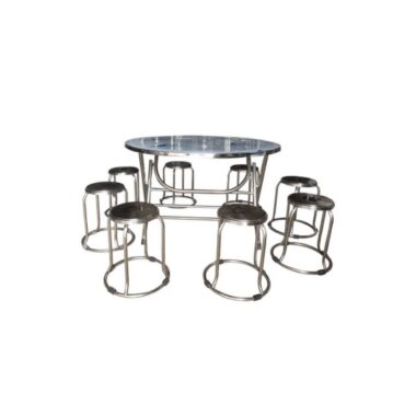 Bộ bàn ghế inox ăn cơm