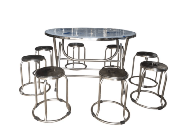 Bộ bàn ghế inox I-91