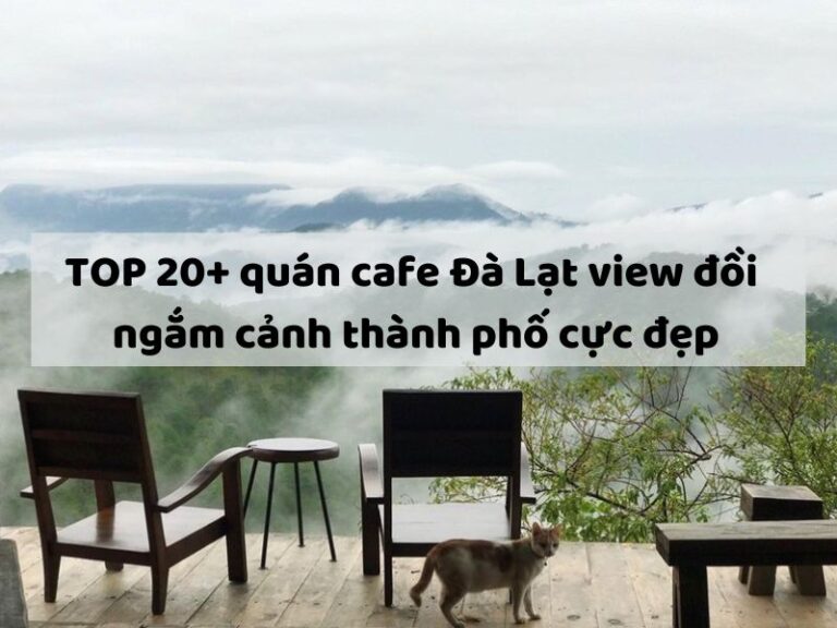 cafe Đà Lạt view đồi