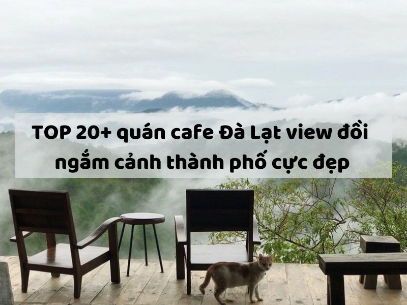 TOP 20+ quán cafe Đà Lạt view đồi ngắm cảnh thành phố cực đẹp