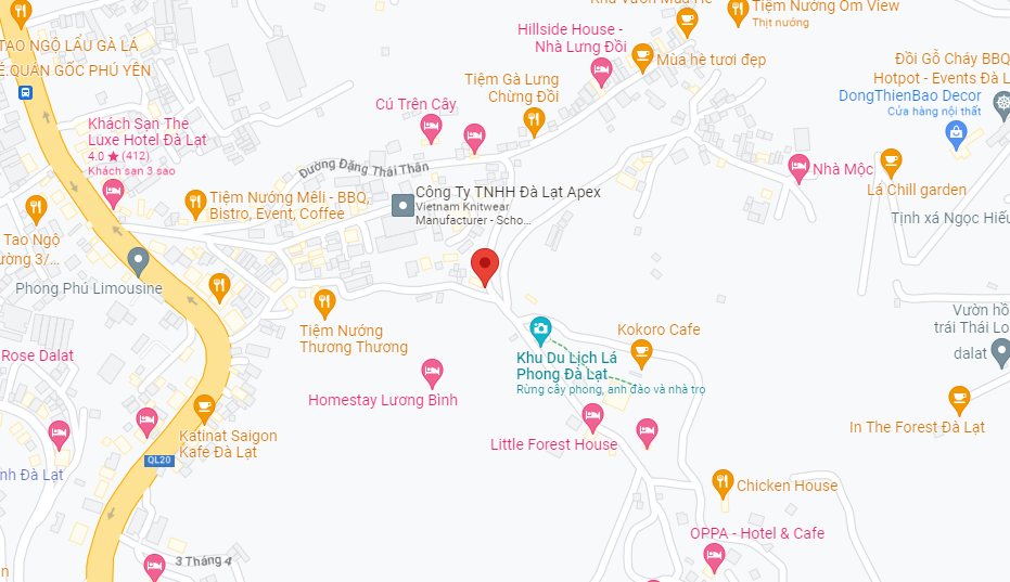 google map cafe thuong