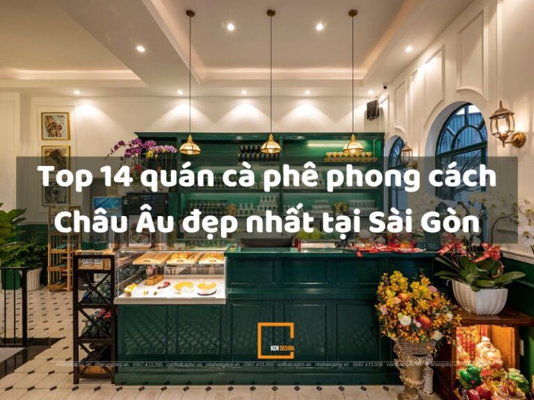 quán cà phê phong cách Châu Âu