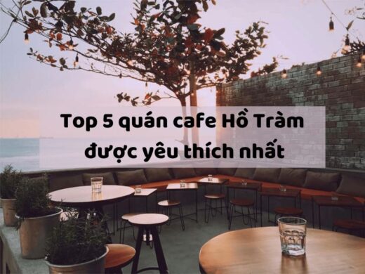 quán cafe Hồ Tràm